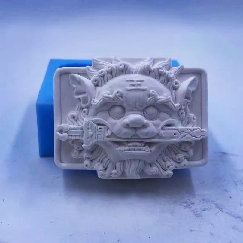 

Lion Animal Soap Mold Silicone Bath Bomb Soap Mold Lion Pray Soap Making Molds for Handmade Candle Making Resin Art CraftsMould
