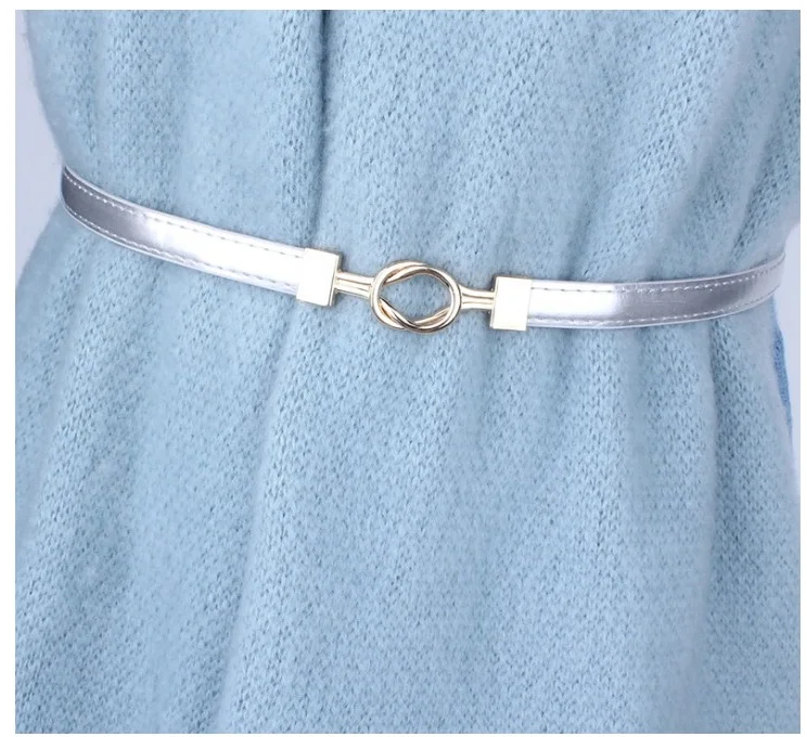 Женское платье с поясом из лакированной кожи FEECOLOR 3 шт. | Аксессуары для одежды