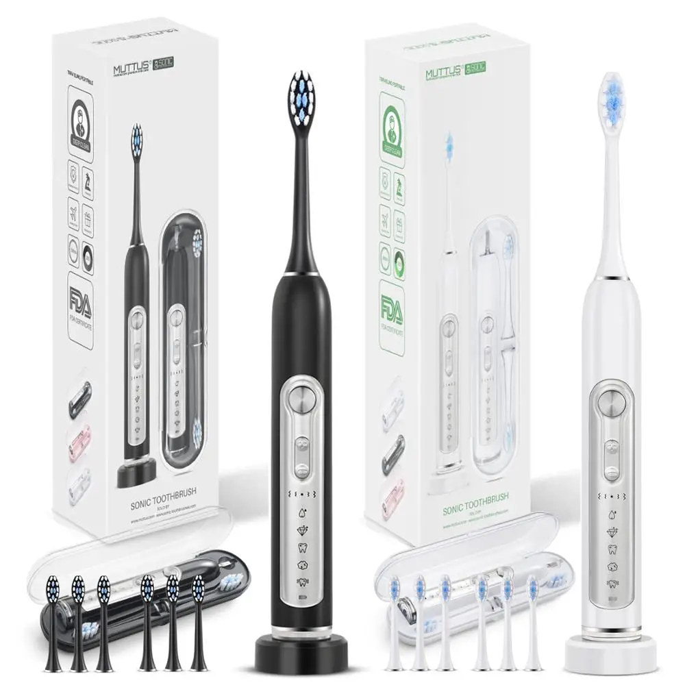 Электрические зубные щетки для путешествий портативный чехол 6 головок посылка 5