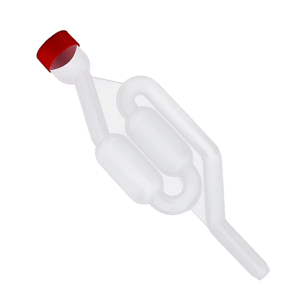 

1pcs Water Seal Exhaust One way Home Brew Wine Fermentation Airlock Sealed Plastic Air Lock Check Valve Water Sealed Valves