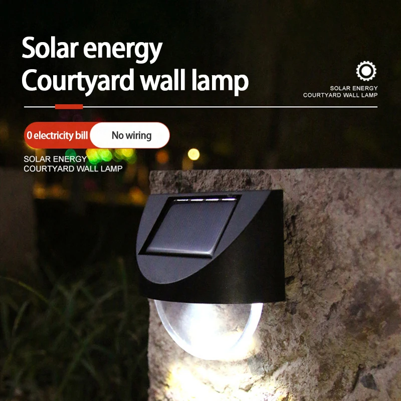 

LED Solar Stair Lamp IP65 Waterproof Outdoor Garden Pathway Yard Patio Stairs Steps Fence Lamps Solar Night Light Lamps Lighting