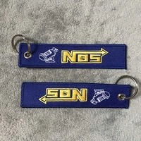high quality nos bottle turbo modification hellaflush embroidery nylon weaving car key ring keychain auto motorcycle accessories