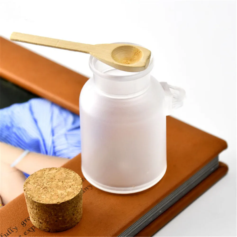 1 шт. 100/200/300ml прозрачный Соль для ванной бутылка Высокое качество ABS бутылки
