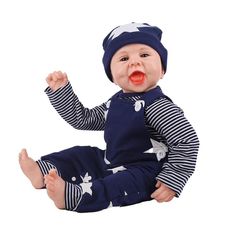 Кукла-младенец ручной работы Мягкая силиконовая ткань кукла новорожденная милый