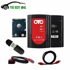 Сканер OTC Plus 3 в 1 для ToyotaNissanVOL, GTS, TIS3, с жестким диском, Techstream, автомобильный диагностический инструмент Toyotalexus