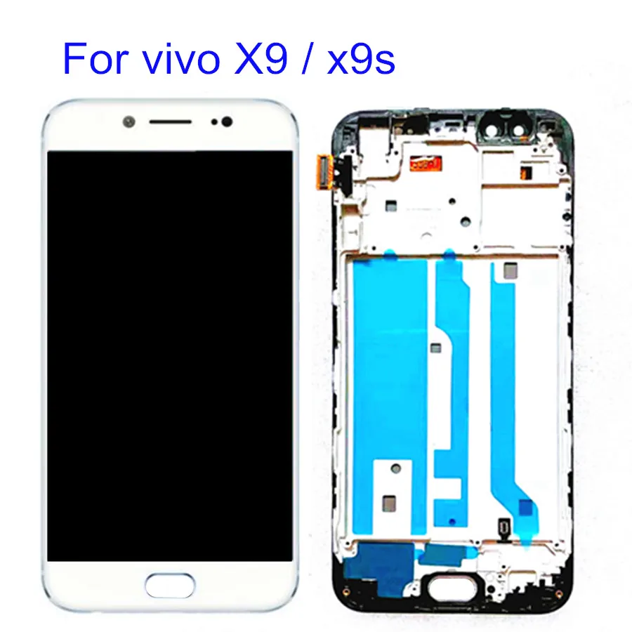 Pantalla LCD TFT de 5,5 pulgadas para VIVO X9 x9s, montaje de digitalizador de Pantalla de Panel t&aacute;ctil con marco para vivo x9 lcd-1