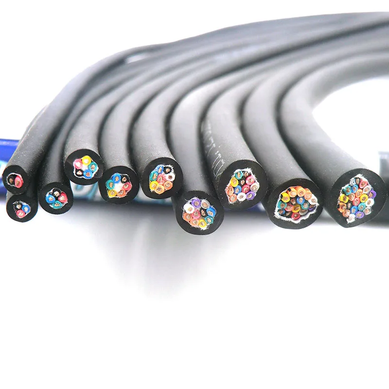 12 ядерный кабель гибкий контрольный провод 0 14 2 0.3mm ² 26awg 24awg 22awg луженая медь более