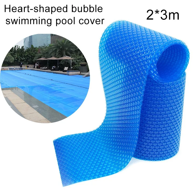 

Swimming Pool Cover Rectangular Solar Summer Dustproof Waterproof Pool Tub Dust Outdoor Tarpaulin Bubble Blanket Accessories