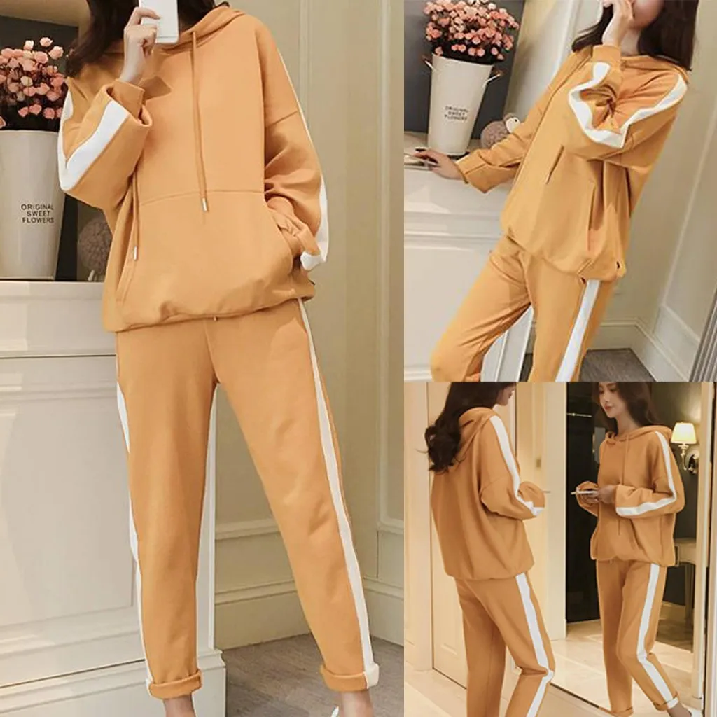 Женские спортивные костюмы спортивный костюм комплект из двух предметов Женский