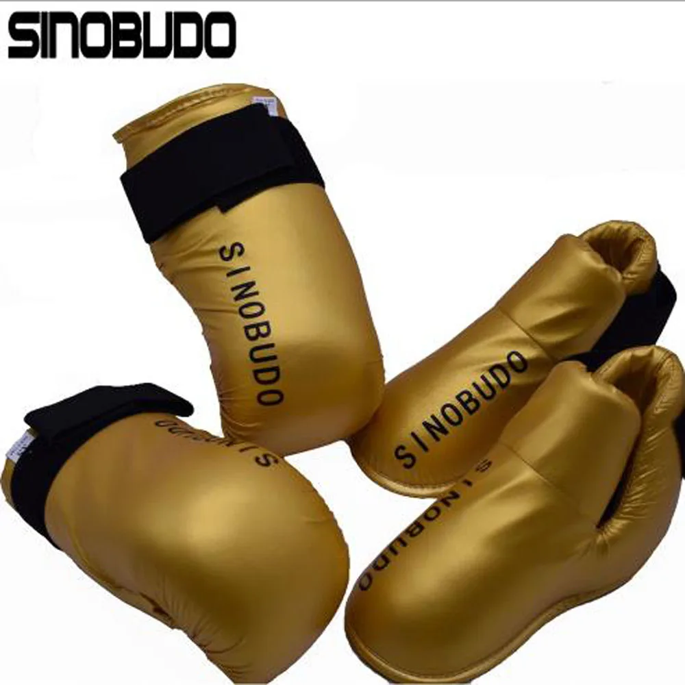 

ITF тхэквондо золотые перчатки для рук Защита для ног тренировочный мешок с песком боксерские тренировочные защитные перчатки
