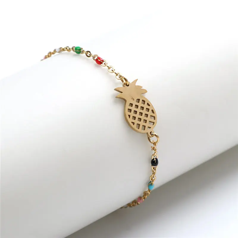 1 шт. из нержавеющей стали браслеты соединительный кабель цепи Дерево Луна золото