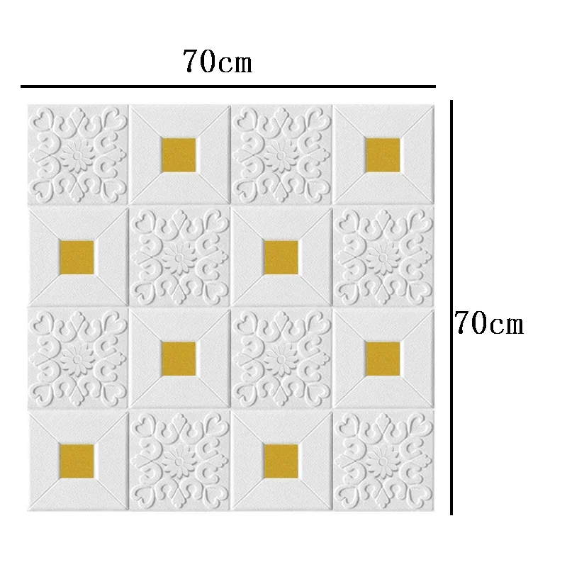 

3D Stereo Wall Stickers Foam Wallpaper Old Wall Renovation Self-adhesive Wall Wallpaper