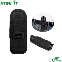 boruit tactical flashlight pouch holster 360 degree rotatable clip torch bag for belt flashlight holder lighting accessories