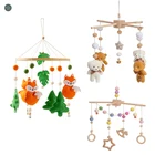 Новинка 2021, мобильный телефон для детей, игрушка из хлопка, животные, колокольчик, карусель, детские игрушки для детей 0-12 месяцев, проектор для детских кроватей