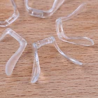 Новинка; 10 шт. очки Носовые фиксирующие накладки с силиконовым клеем Носовые фиксирующие накладки на нескользящей подошве белые тонкие носовые панели для очки солнцезащитные очки