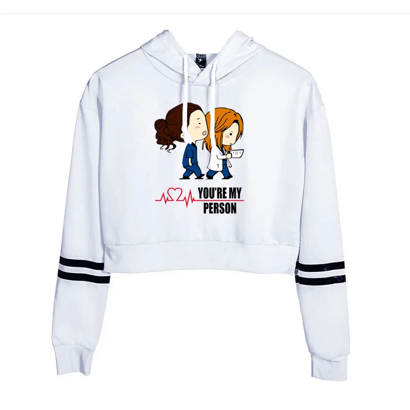 American Tv Series Grey'S Anatomy Hoodies Casual Hoodie You'Re My Person Sweatshirt Pullover Tops XXS-2XL