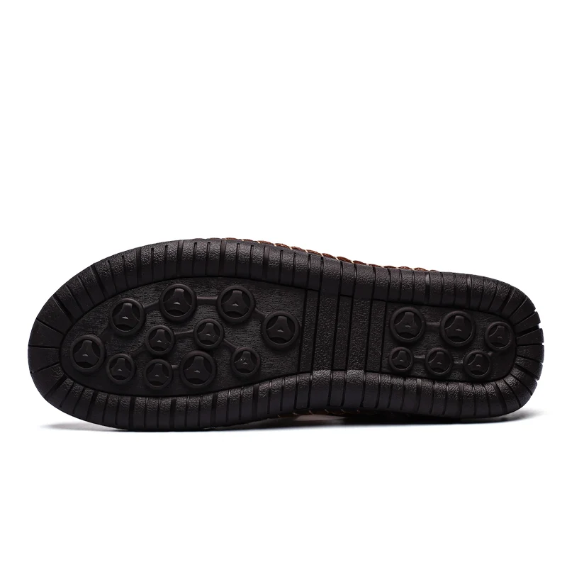 Удобная повседневная мужская обувь Лоферы из мягкой кожи Мужская Качественная