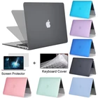 Матовый чехол для ноутбука Macbook 2021 Pro 14,2 M1 Chip A2442 Air 13,3 Touch Bar A2338 A2337 A2179, аксессуары, 11, 12 дюймов, чехол