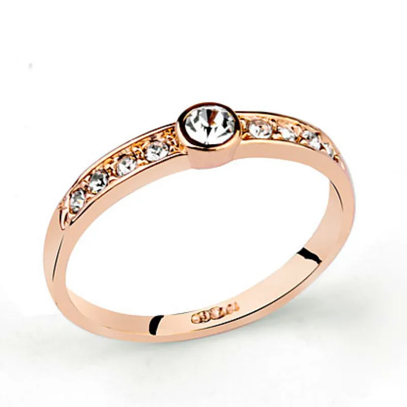 Модные свадебные кольца MOONROCY для женщин и девушек ювелирные изделия из розового