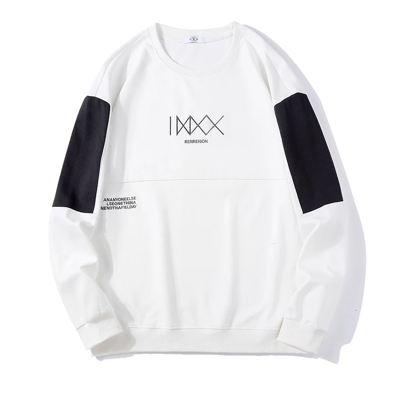 

2021 Autumn New Men's Round Neck Hip-Hop All-Match Casual Pullover Sweater Streetwear Fashion Men and Women Couple Sweater Suit