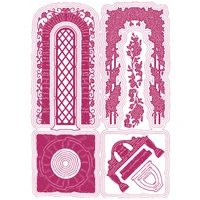 door frame and lace metal cutting dies scrapbook diary decoration embossing template diy greeting card handmade 2021
