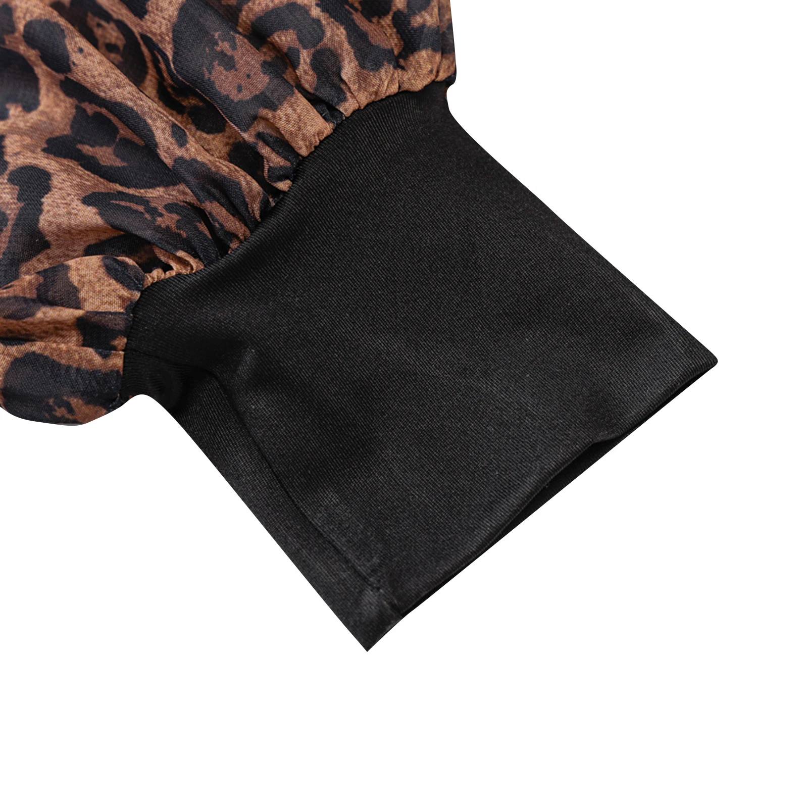 

2021 Women Leopard Bodysuit Tops Autumn V Neck Hollow out Long Sleeve Bodycon Skinny Bodysuits Jumpsuits Ladies Sexy Club Wear