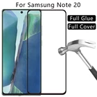 Чехол для samsung note 20, защитная пленка для экрана, закаленное стекло для galaxy note20, not not20, 4g, 5g 6,7, защитный чехол для телефона