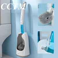 Soft Hair Silicone Liquid Toilet Brush Dead Corner Bathroom Household Washing Toilet Wall-Mounted Cleaning Artifact Set