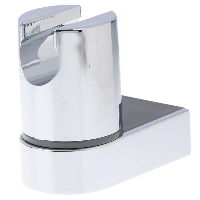

Hot! Polished Chrome Bracket Handheld Bathroom Wall Mount ABS Rack Slider Modern Hanger Shower Head Holder Adjustable