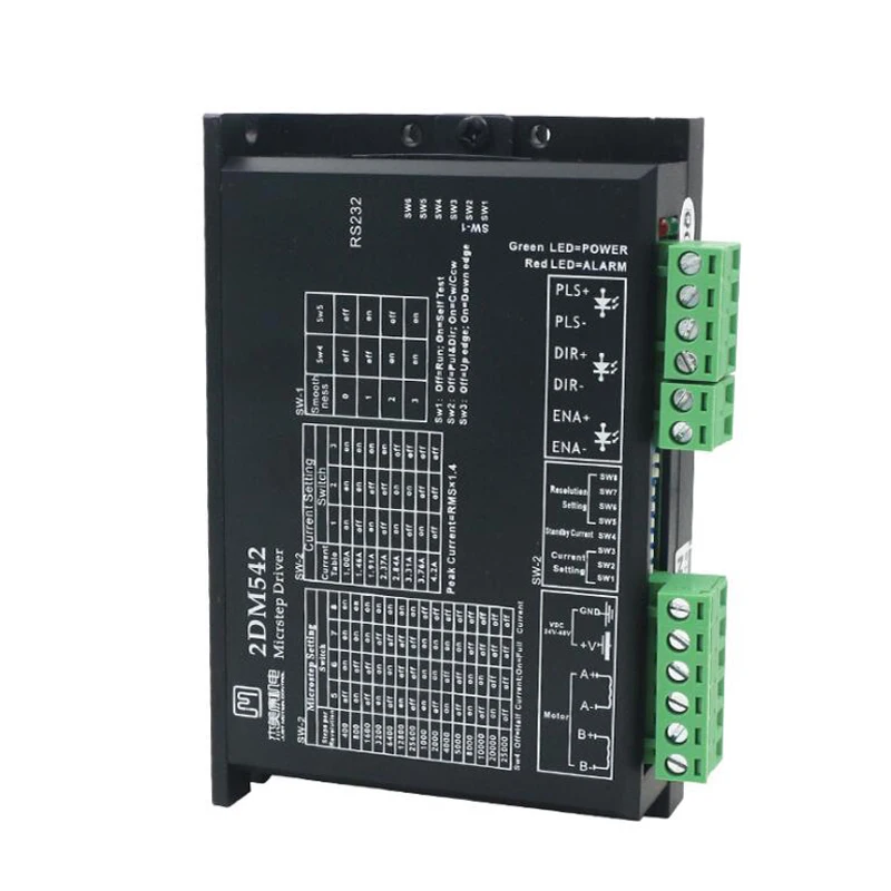24-48 В постоянного тока 256 деление CNC микро-шаговый двигатель Name23 2DM542 шаговый
