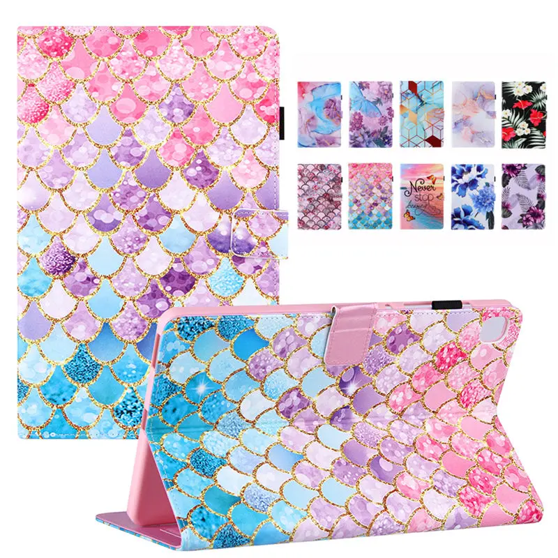 

Чехол для Samsung Galaxy Tab S6 Lite, 10,4 дюйма, 2020 дюйма, P610, P615, SM-P610, защитный чехол для планшета, милая окрашенная подставка, Coque