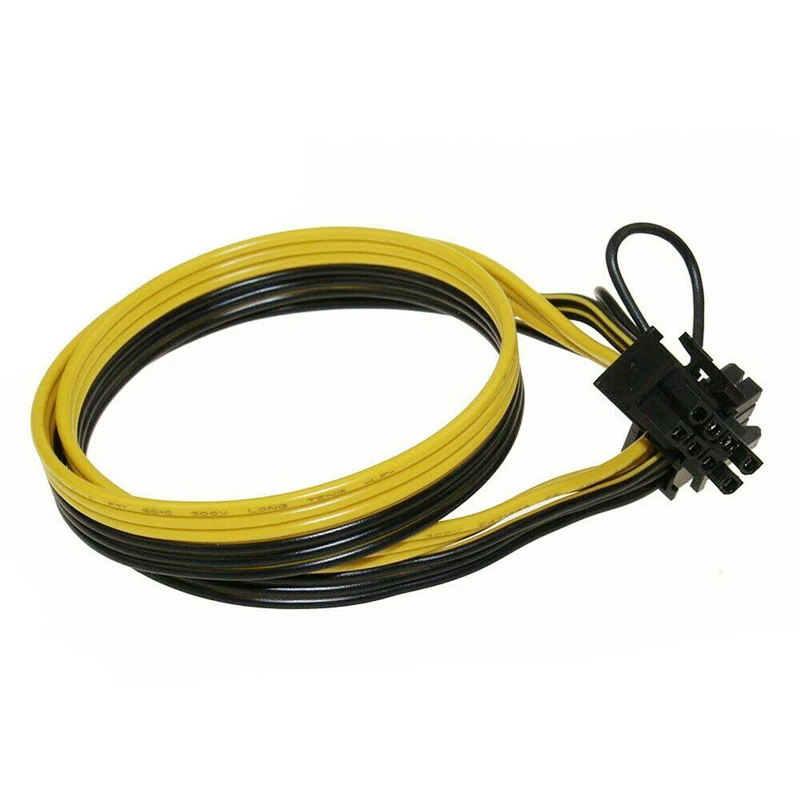 100/90 см 18AWG GPU PCIE PCI-Express 6Pin папа к 8Pin (6 + 2) видеокарта кабель питания для майнинга BTC