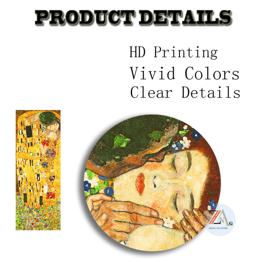 

Famous painter Gustav Klimt (Gustav Klimt) poster symbolism art mural, used to decorate the family living room wall decoration