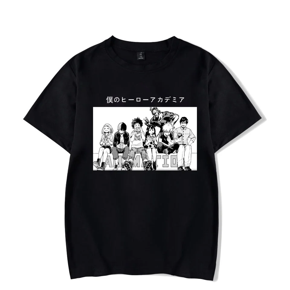 

2020 Fashion Brand T-shirts Tops My Hero Academia Japanese Summer Short Sleeve Shirt Harajuku T-shirt My Hero Academia T Shirts