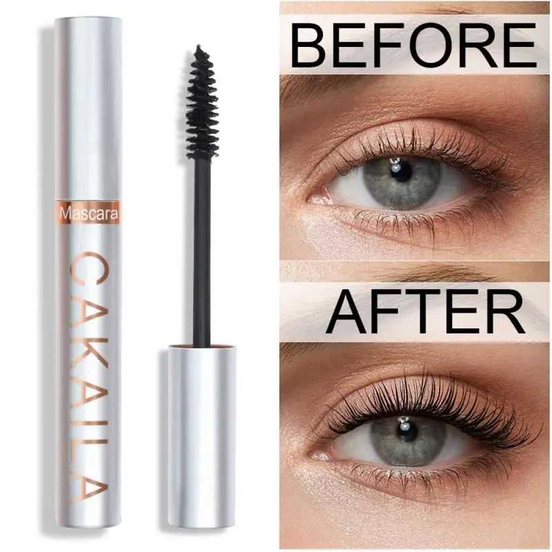 

4D Silk Fiber Eyelash Mascara Waterproof 3d Smudge Mascara For Eyelash Extension Black Thick Lengthening 4d Makeup Cosmetic Tool