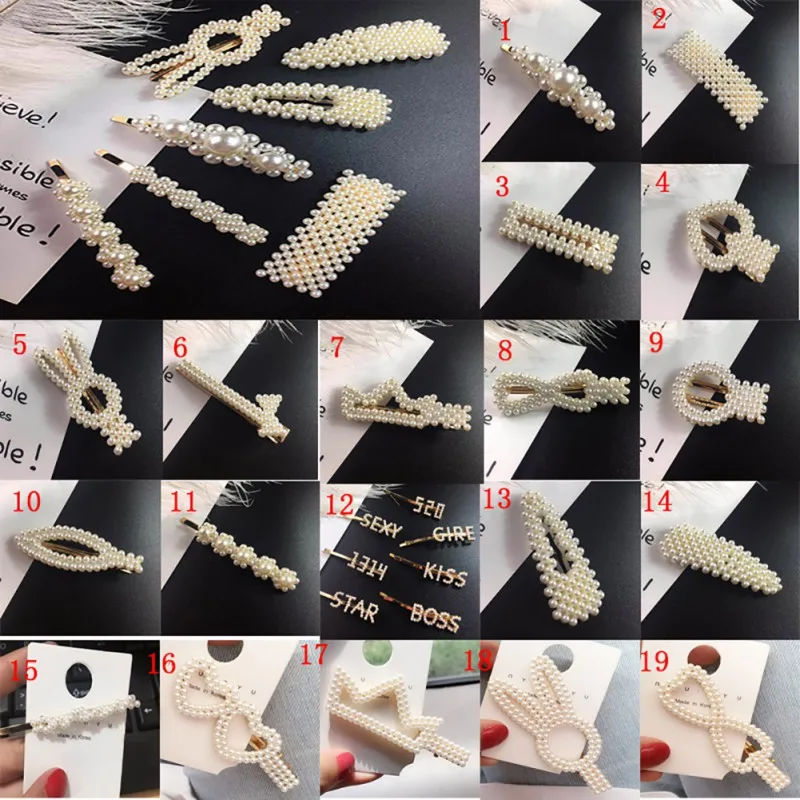 Милая детская заколка для волос девочек милые заколки шпилька с жемчужиной детей