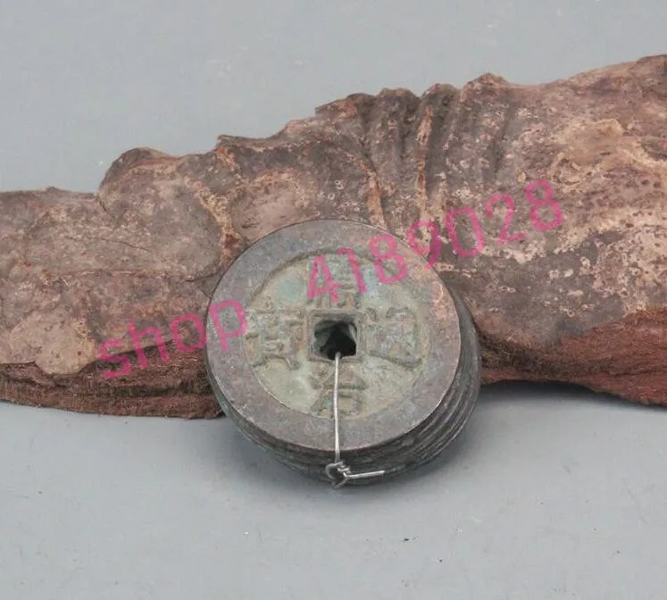 Настоящая продукция китайской династии Цин медные монеты пяти императоров 5 шт.