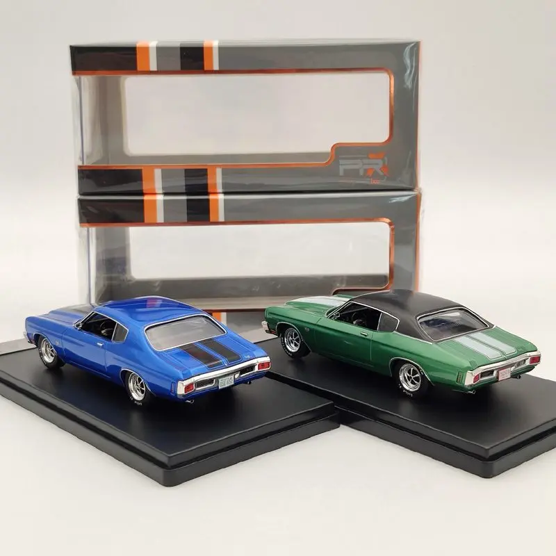 Premium X 1/43 For Ch~vrolet Chevelle SS 1970 Blue/Green Diecast Models Car Limited | Игрушки и хобби