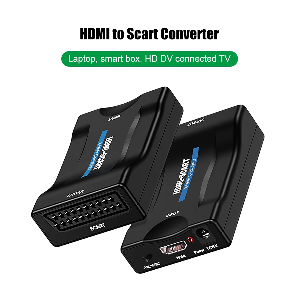 1080p HDMI совместимый преобразователь SCART HD приемник ТВ DVD аудио высококлассный