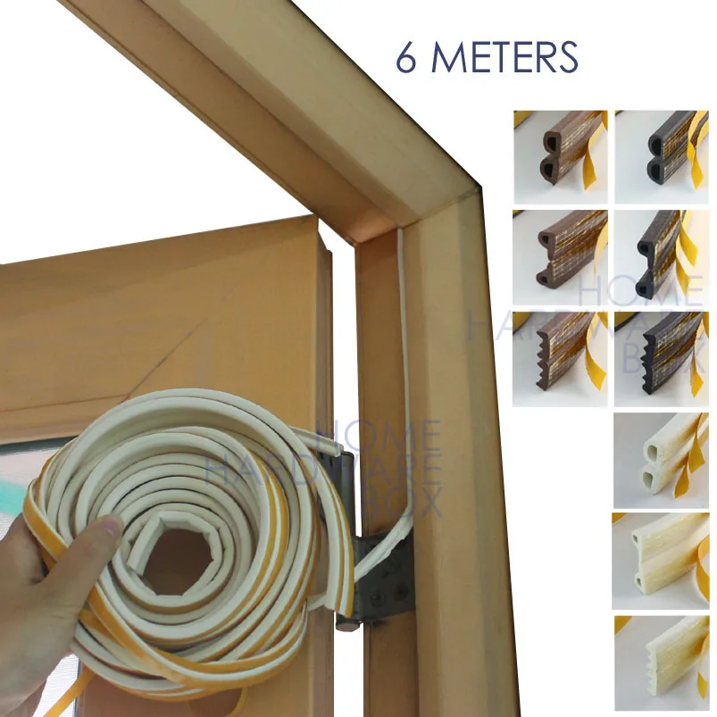 Самоклеящаяся лента для окон и дверей мягкая форма уплотнение 19 5 футов 6 метров