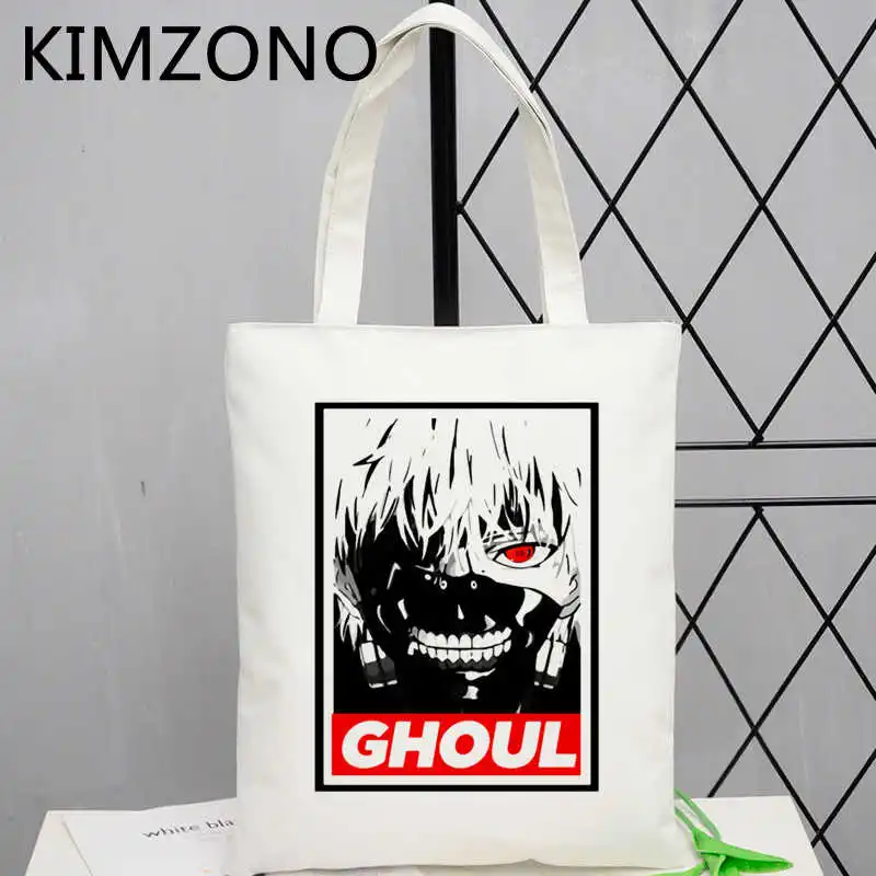 

Tokyo Ghoul shopping bag bolsas de tela tote shopper cotton bolso shopping bag fabric ecobag foldable sacolas