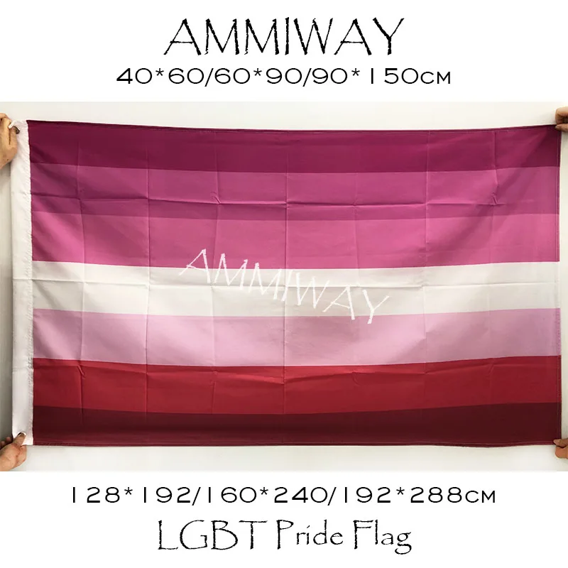 AMMIWAY односторонний двусторонний асексуальный Флаг Гордости любого размера