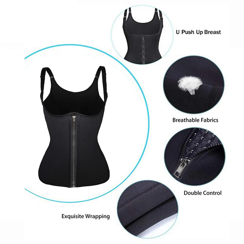 Женские талии тренер Сжатия Жилет Body Shaper похудение тренировки безрукавки для
