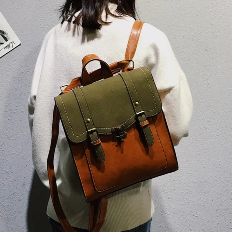 Модные сумки рюкзаки из искусственной кожи для школы подростков сумка на плечо