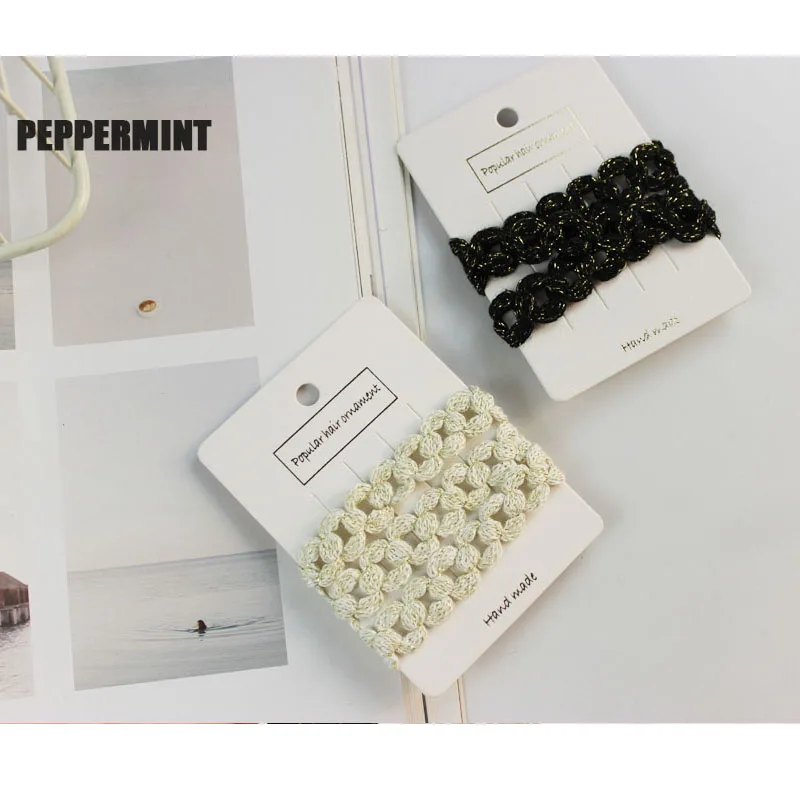 2 ярда 16 мм золотая тесьма отделка хлопковой веревки кружевная одежды черная