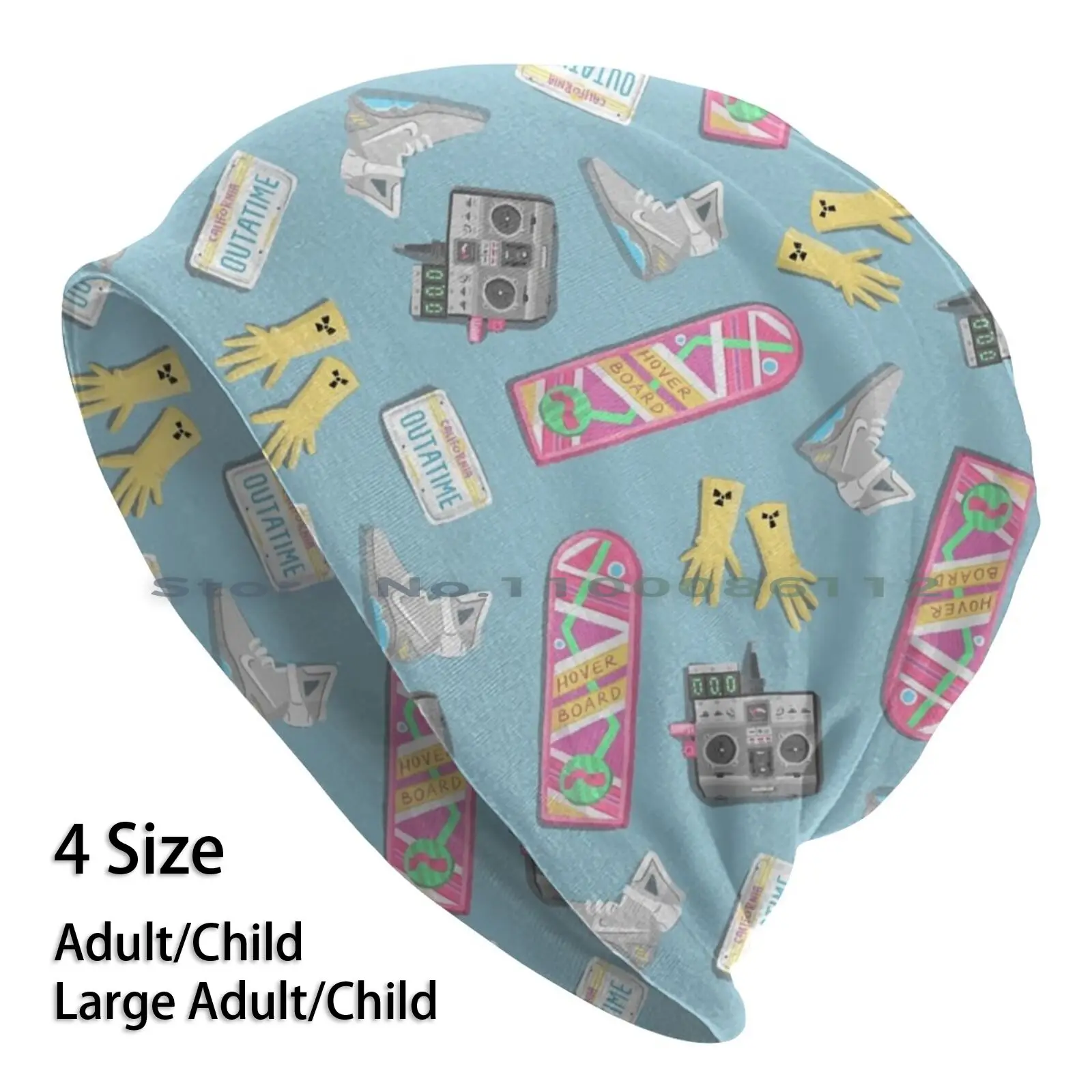80s Pattern Turquoise Outatime Yellow Pink Blue
