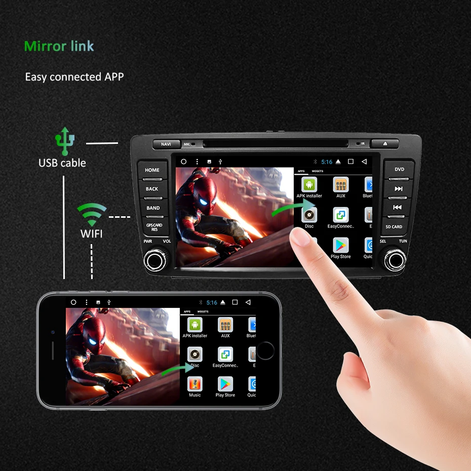 4G+ 64G 8 CORE 2 Din Android 9,0 автомобильный dvd мультимедийный плеер gps Авторадио для SKODA Octavia 2009-2013 автомобильный Радио wifi DVR obd2 DSP