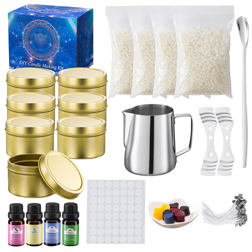 1 комплект изготовление ароматизированных свечей сделай сам лампы в форме свечи