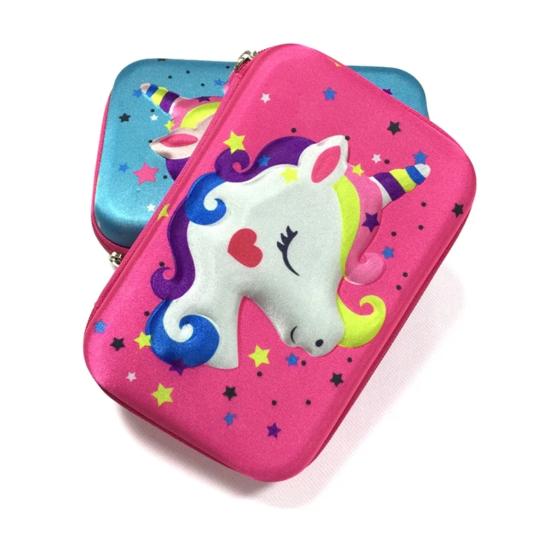 

Unicorn Pencil Case Kawaii Kalem Kutusu EVA Trousse Scolaire Stylo Creative School Supplies Estojo Escolar Pencilcase Pen Case