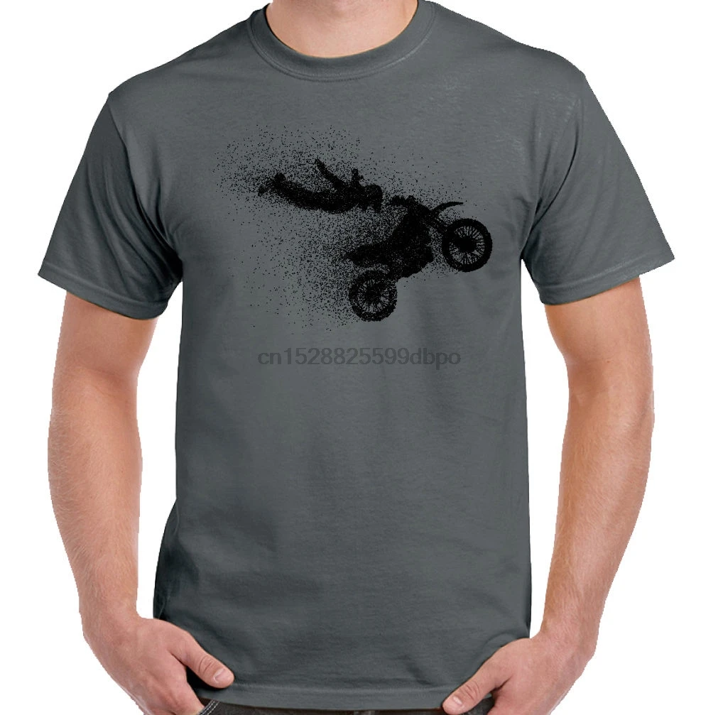 Горячая Распродажа Мужская футболка модная абстрактная для мотокросса MotoX